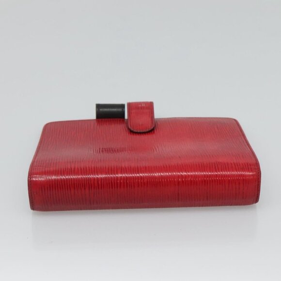 LOUIS VUITTON Epi Agenda MM Day Planner Cover Red LV Auth - Picture 6 of 16